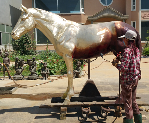 bronze horse statue for outdoor
