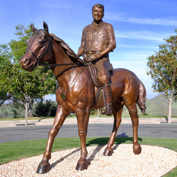 the bronze horseman large metal horse sculpture