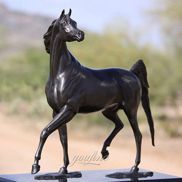 marly bronze horse statues metal black galloping horse on bird stutue