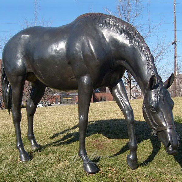 hot cast bronze horse large leather horse statue