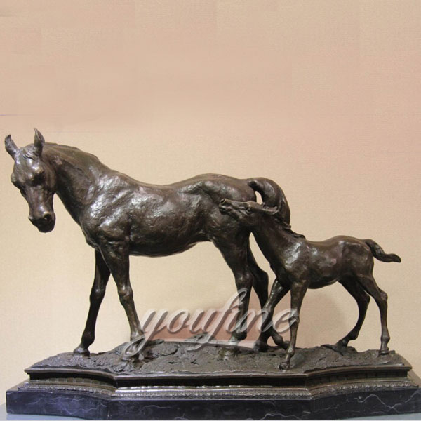 bronze life size rearing horse statue horse brass for sale