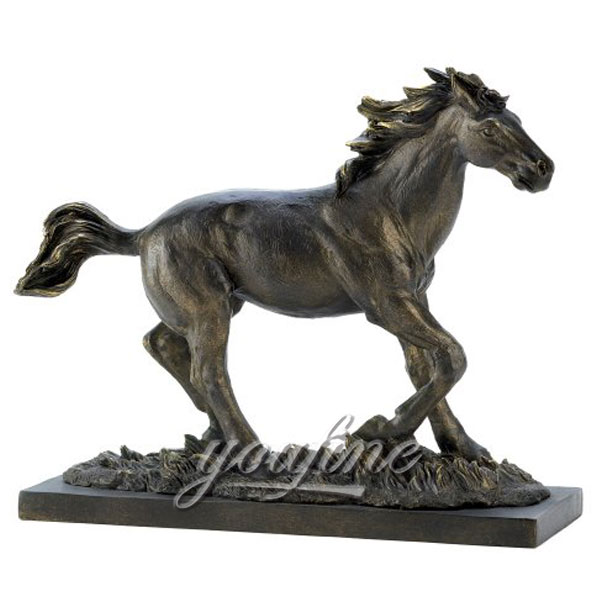 horse bronze statute artist cowboy rearing horse