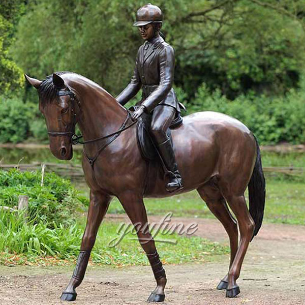 about bronze race horse statue grazing horse statue