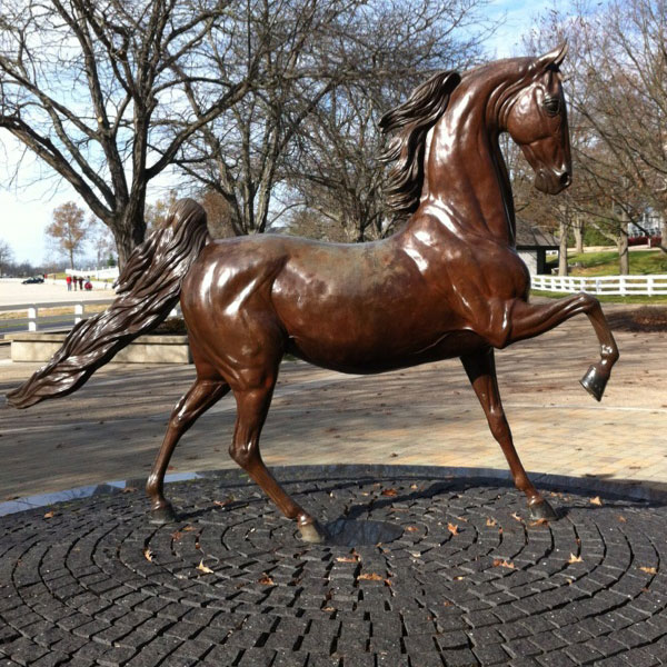 Cast bronze horse life size sculptures artist design