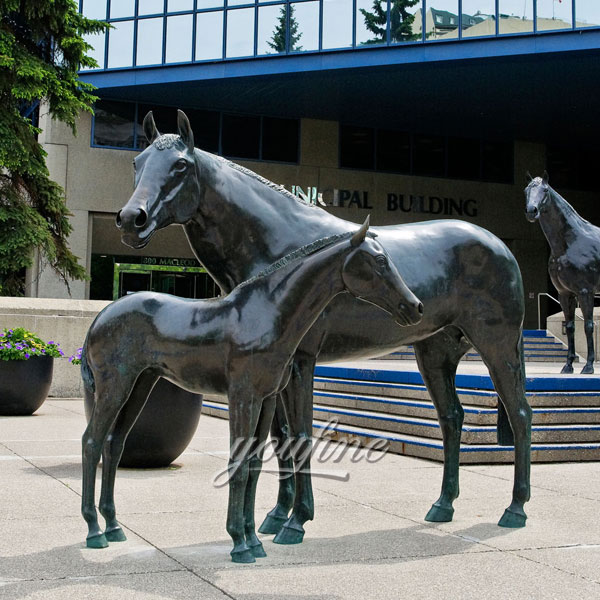 Factory life size bronze horse sculptures for sale