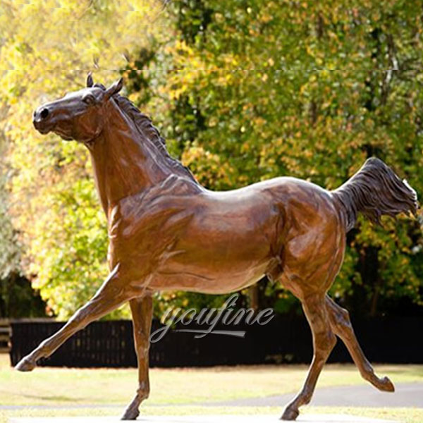 High Quality Cheap metal craft life size standing bronze horse sculptures for outdoor