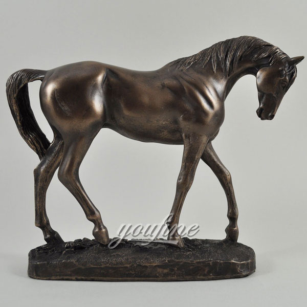 Home decor metal bronze horse figurines artists