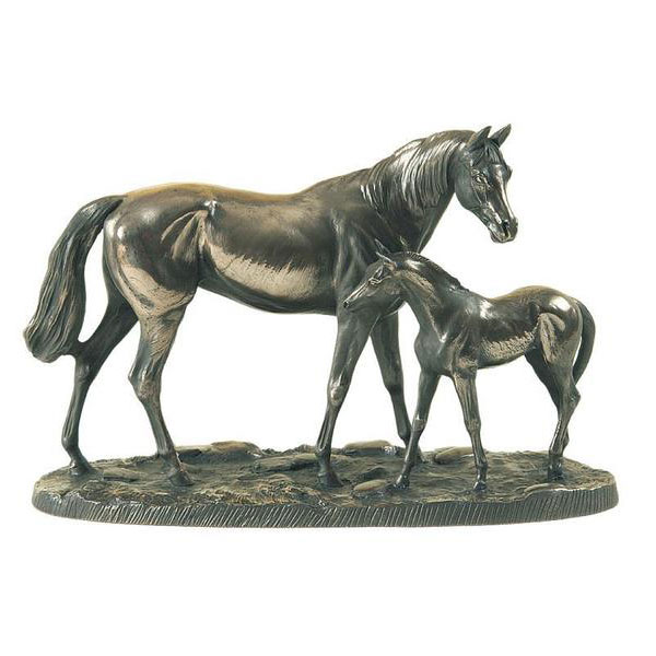Hot sale Decorative Bronze Horse and Mare for home decor