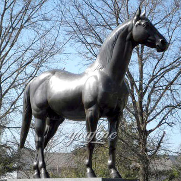 Large outdoor full size bronze horse sculptures for sale