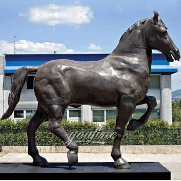 Life size wholesale antique bronze horse garden statue for garden decor
