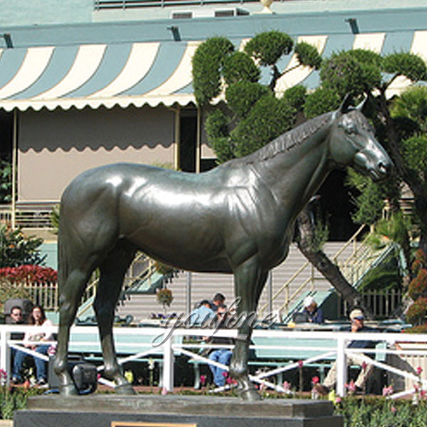 large garden outdoor art decor metal craft standing bronze horse statues for sale