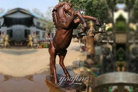Life size wholesale garden decoration antique bronze horse statue metal