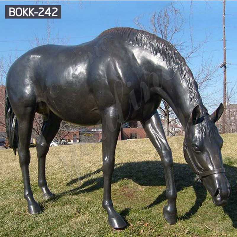 New Outdoor Bronze Horse Ornaments Statue for Garden Design Suppliers BOKK-242