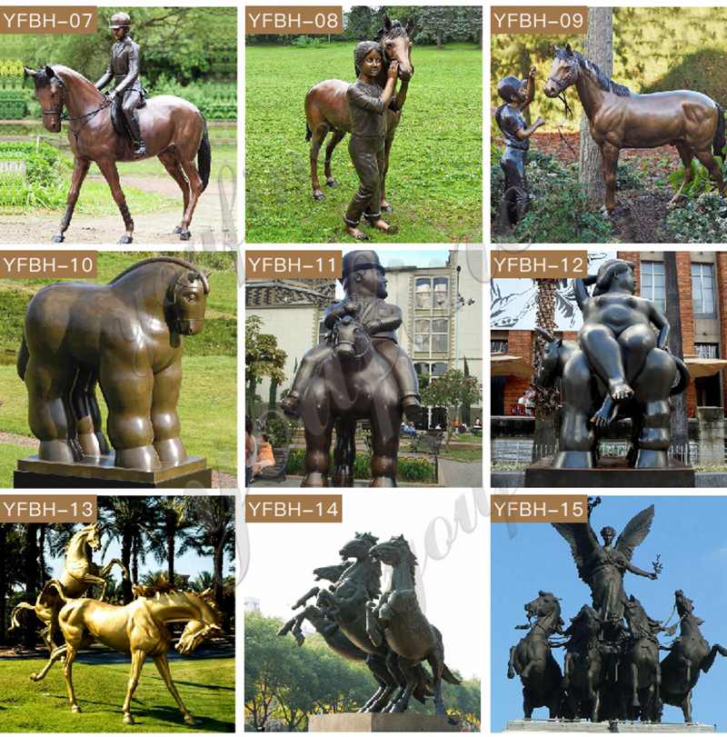 outdoor horse statues for sale