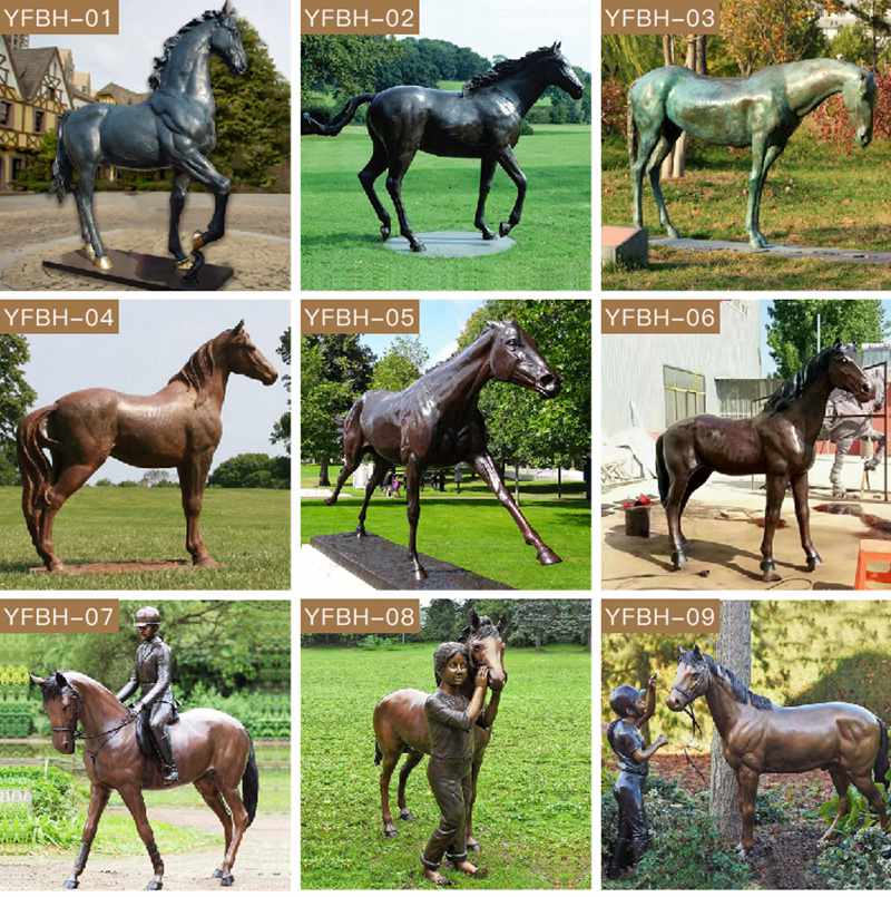 Giant Bronze Horse Statue for Sale