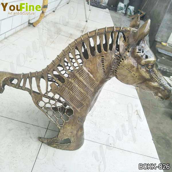 Garden Large Customized Bronze Hollow Horse Head Statue for Outdoor- Youfine Sculpture