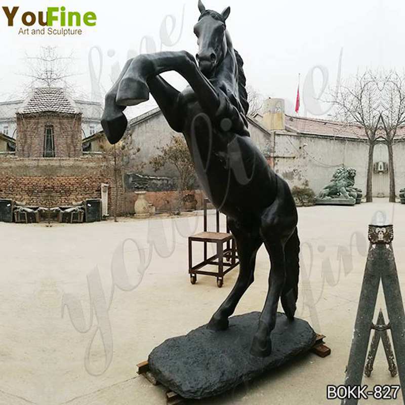 Life Size Bronze Jumping Horse Sculpture for Sale -Youfine Sculpture