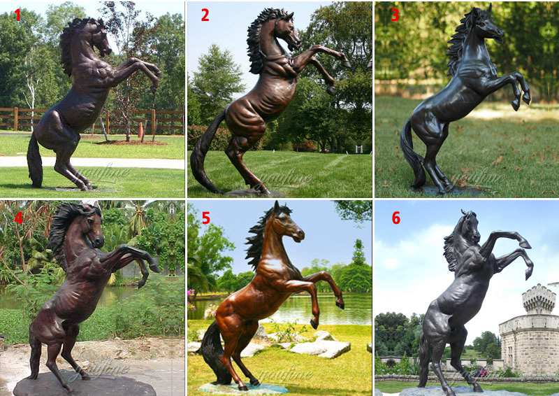 More large Bronze Jumping Horse Sculpture for Sale-Youfine