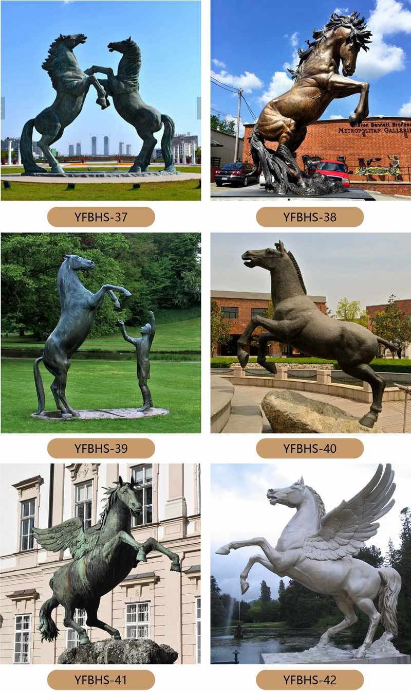 Large-Bronze-Standing-Horse-Statue-5-YouFine Sculpture